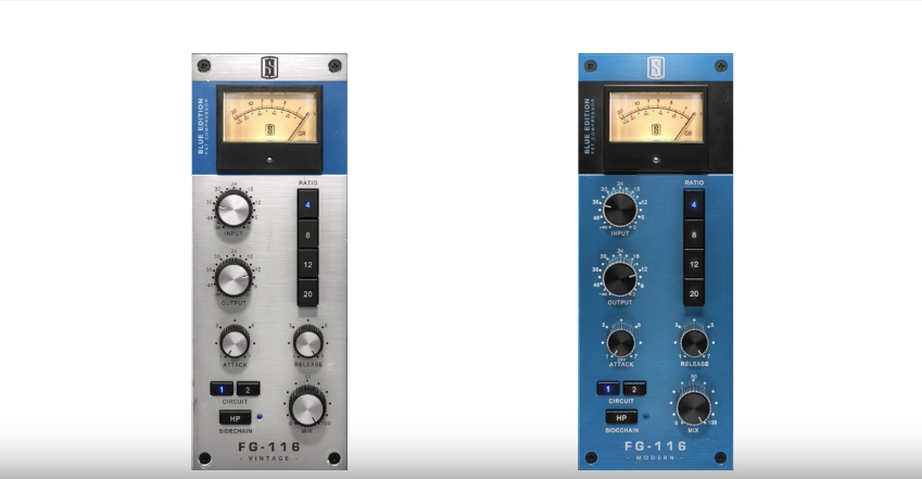 Introducing the FG-116 BLUE FET Compressors from Slate Digital